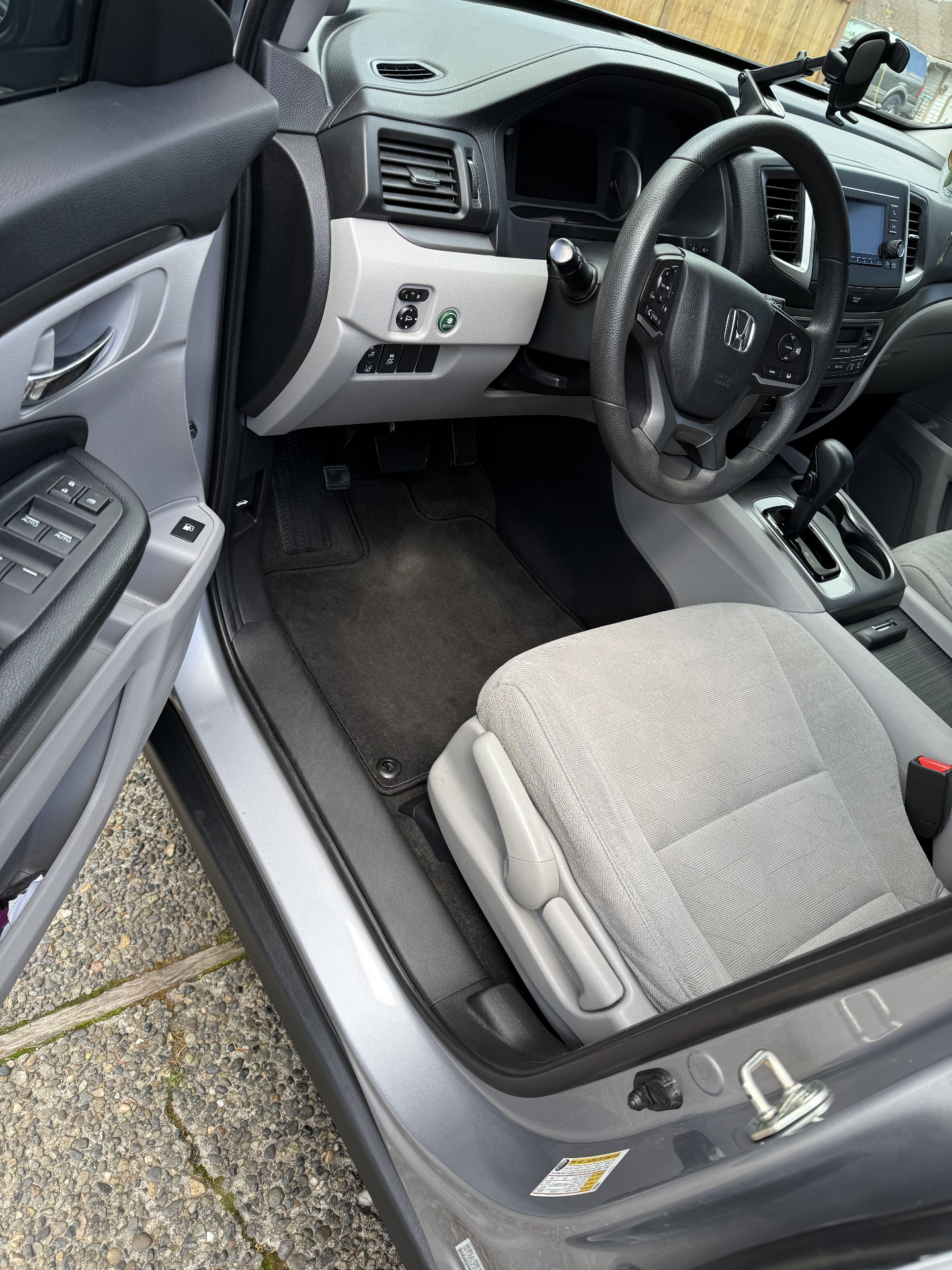 Interior detail · Driver area